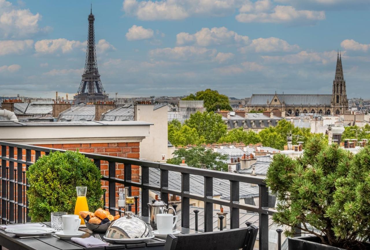 Hotel Pont Royal Paris Exterior foto View from the rooftop